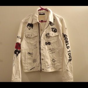 Guess Tattoo Denim Jacket